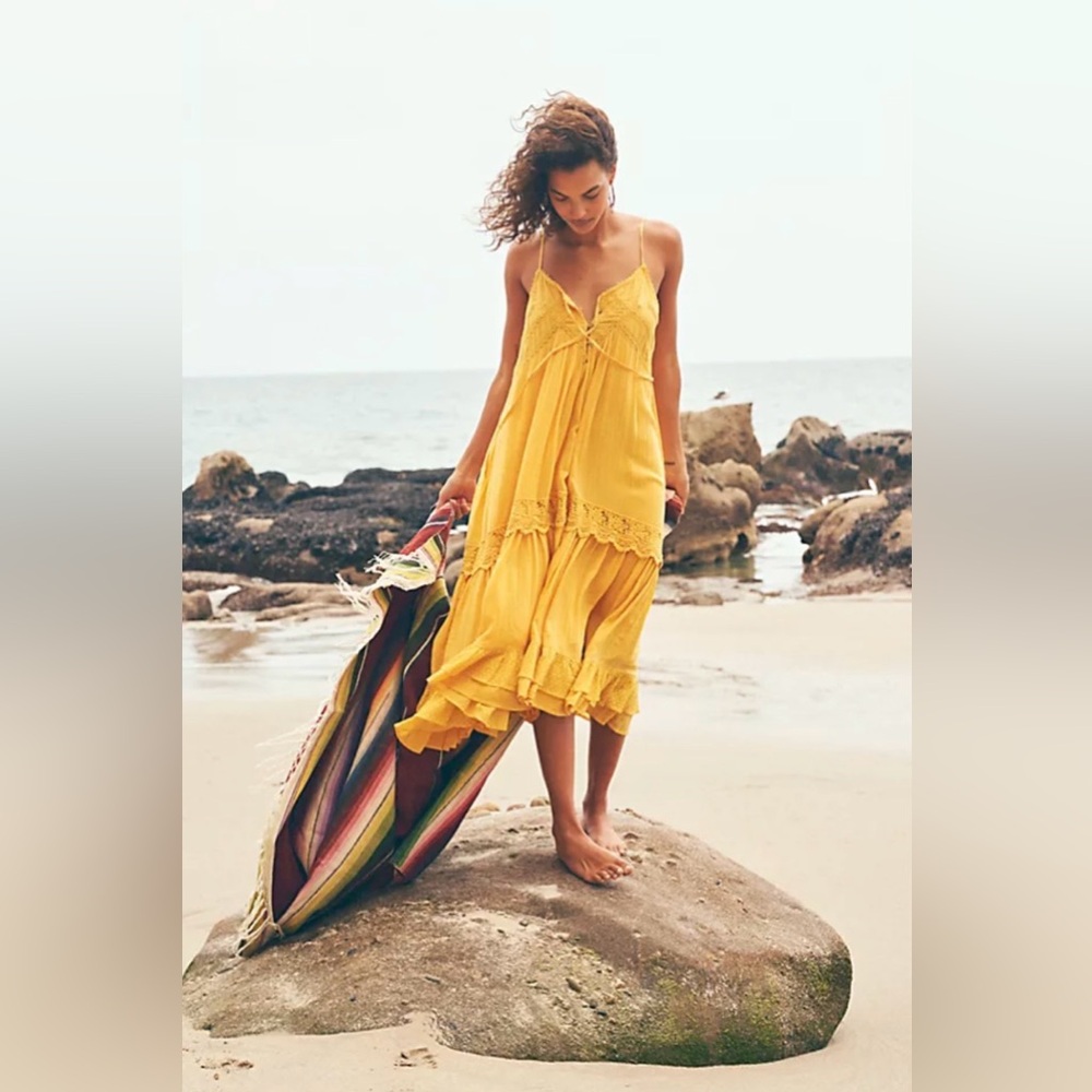 Free People Clara Midi Dress